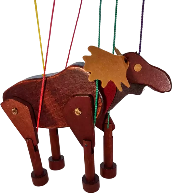 Tyrannosaurus Marionette Wooden Puppet