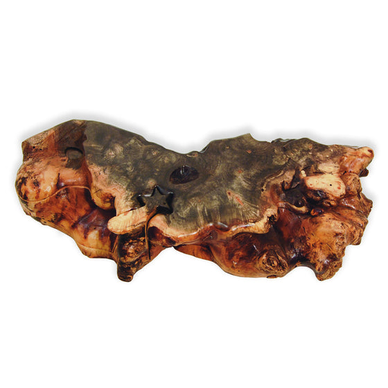 Small Buckeye Burl Natural Edge Box (BX 1073) 2024